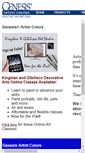 Mobile Screenshot of genesisartistcolors.com